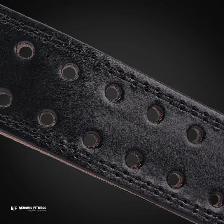 Genghis Fitness 4 Inch Leather Weightlifting Belt Lifestyle View