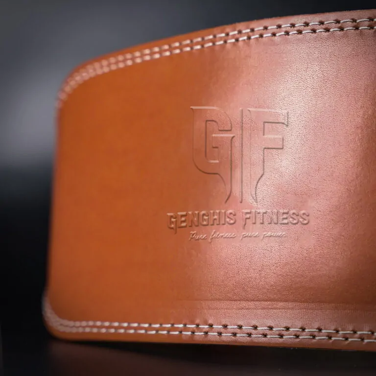 Genghis Fitness 4 Inch Leather Weightlifting Belt Color Variant