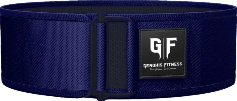 4" Nylon Weightlifting Belt-Navy Blue