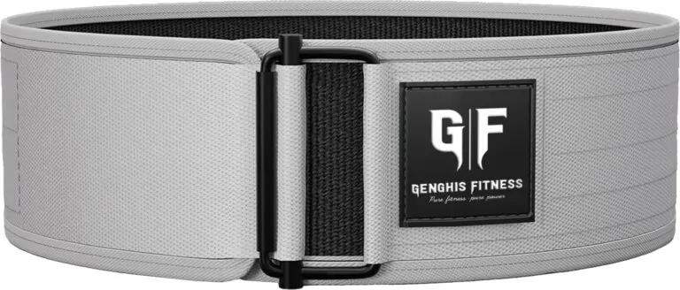 4" Nylon Weightlifting Belt-Grey / lifting belt for men