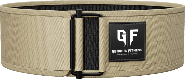 4" Nylon Weightlifting Belt-Khaki