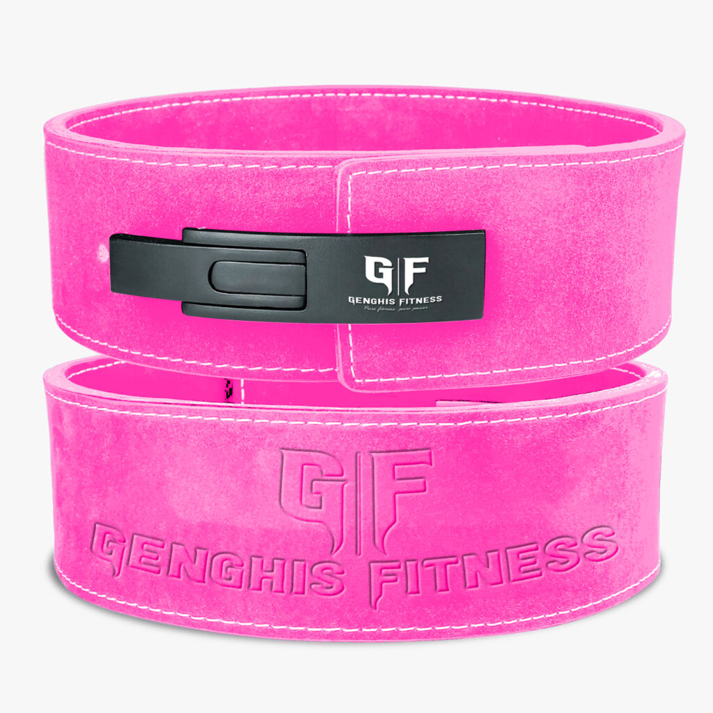 Lever Weightlifting Belt-Pink / Pink Lever Belt / Pink Powerlifting Belt