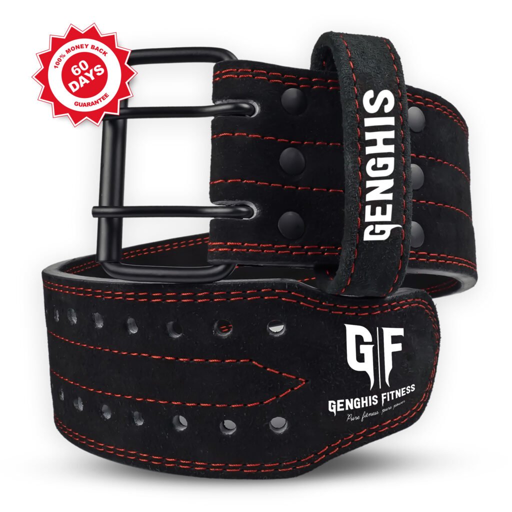 Leather weightlifting Belt for Gym 2 leather weightlifting belt