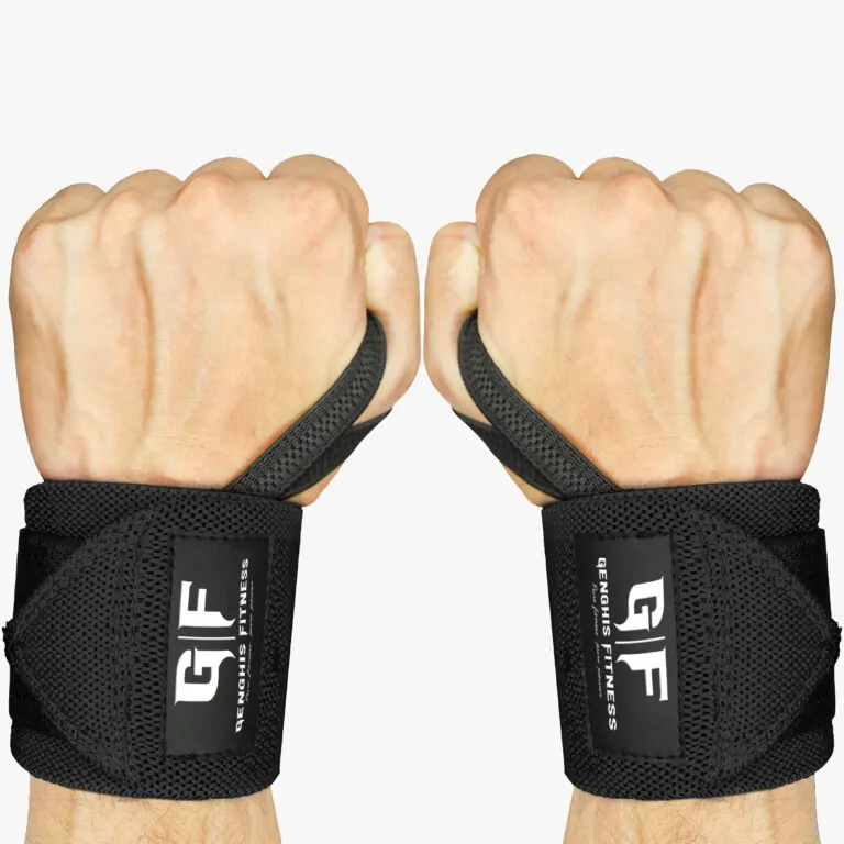 Genghis Fitness Lifting Wrist Wraps 12 18 Inch Texture Detail