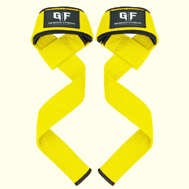 Yellow Lifting Strap/ weightlifting hand straps